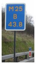 Motorway location marker