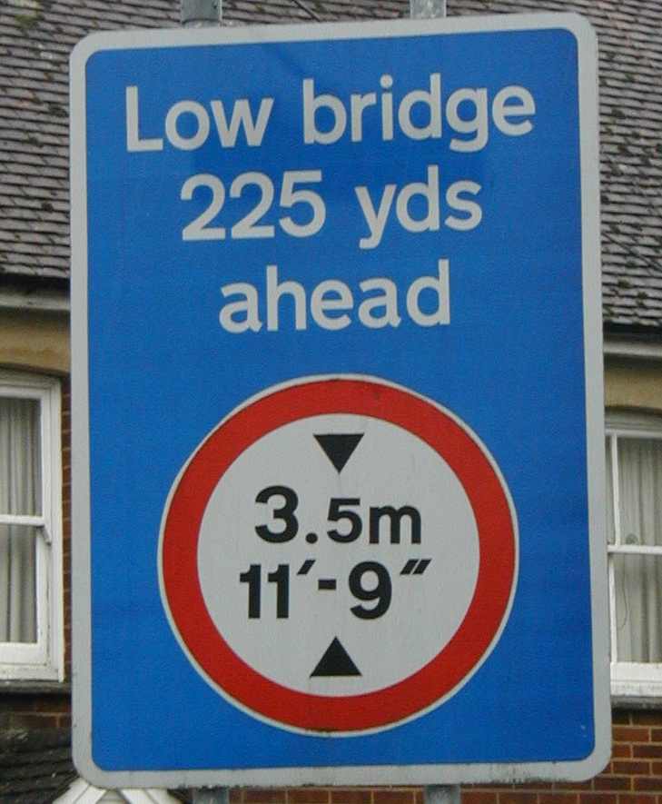 Bridge sign
