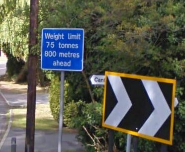 Advanced warning of weight limit