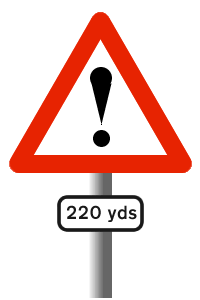 hazard warning sign