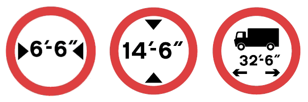 legacy restriction signs