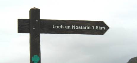 loch nostarie sign