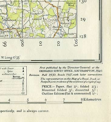 old ord survey map