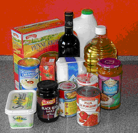 Packaged food examples