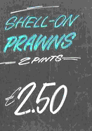 prawns sold in pints