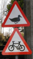 Hazard warning signs