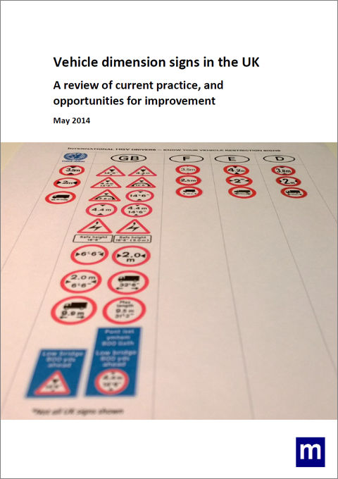 Vehicle Dimensions Signs in the UK
